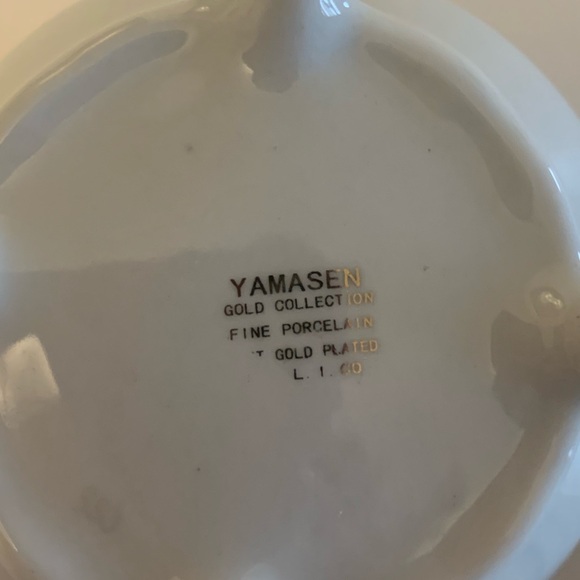 Vintage Lidded Yamasen Gold Collection Percelain Sugar Bowl w/24 ct gold plating - Picture 7 of 7